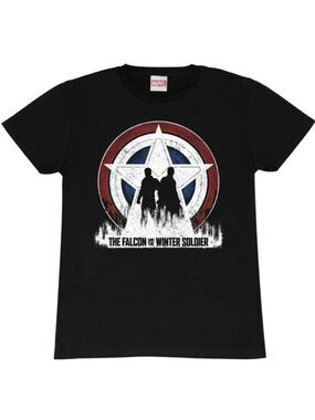 MARVEL Grey Graphic T-shirt The Falcon & the Winter Soilder sz Med